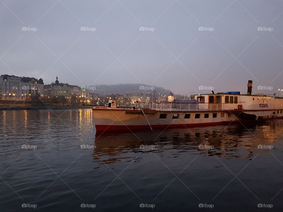 Ship in Prague