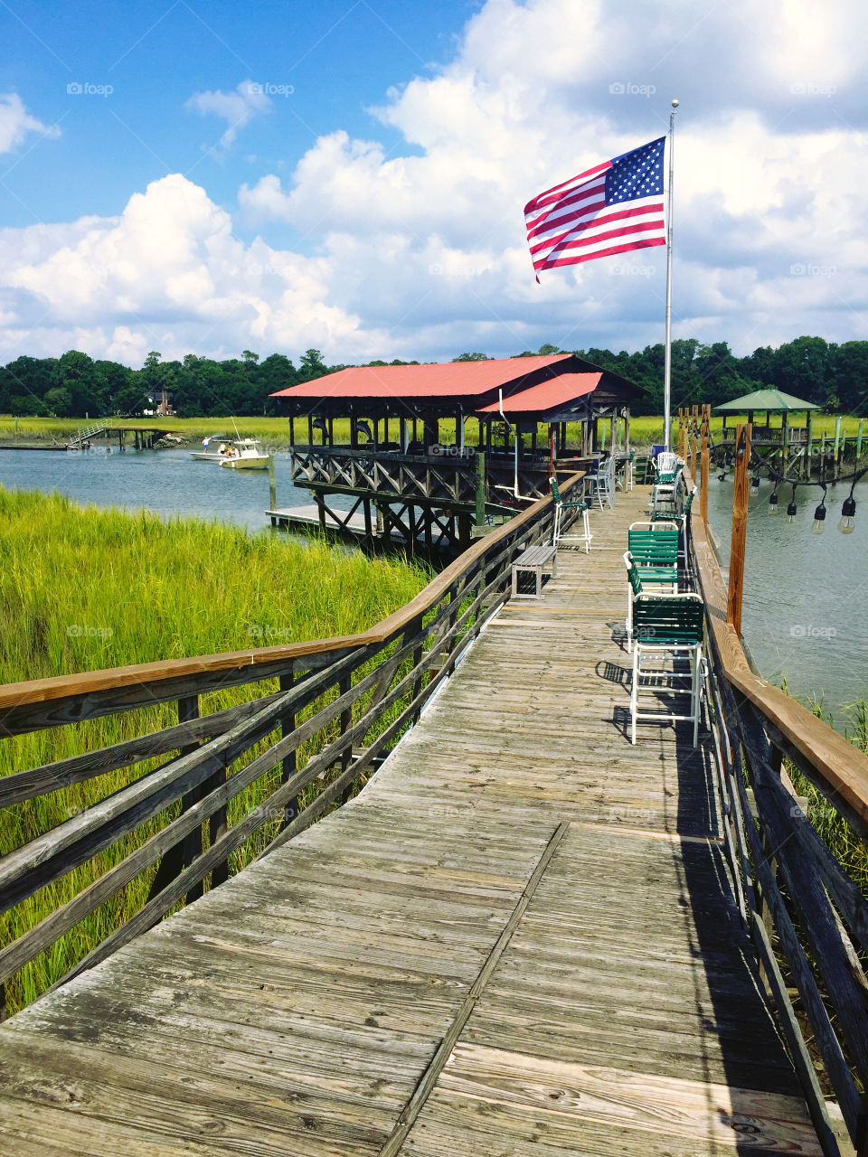 Shem Creek in Charleston South Carolina. 