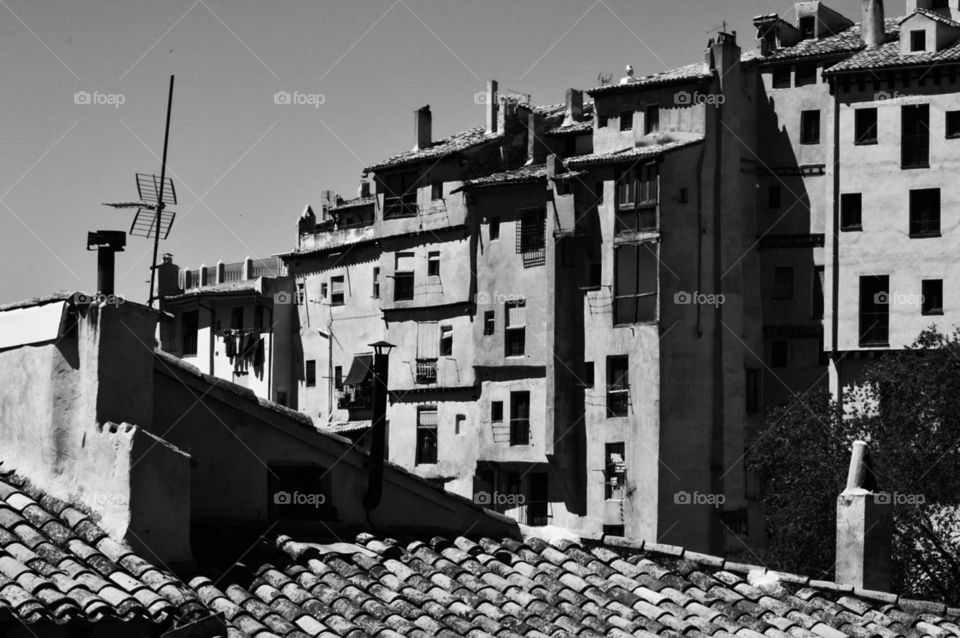 Cuenca. casas viejas