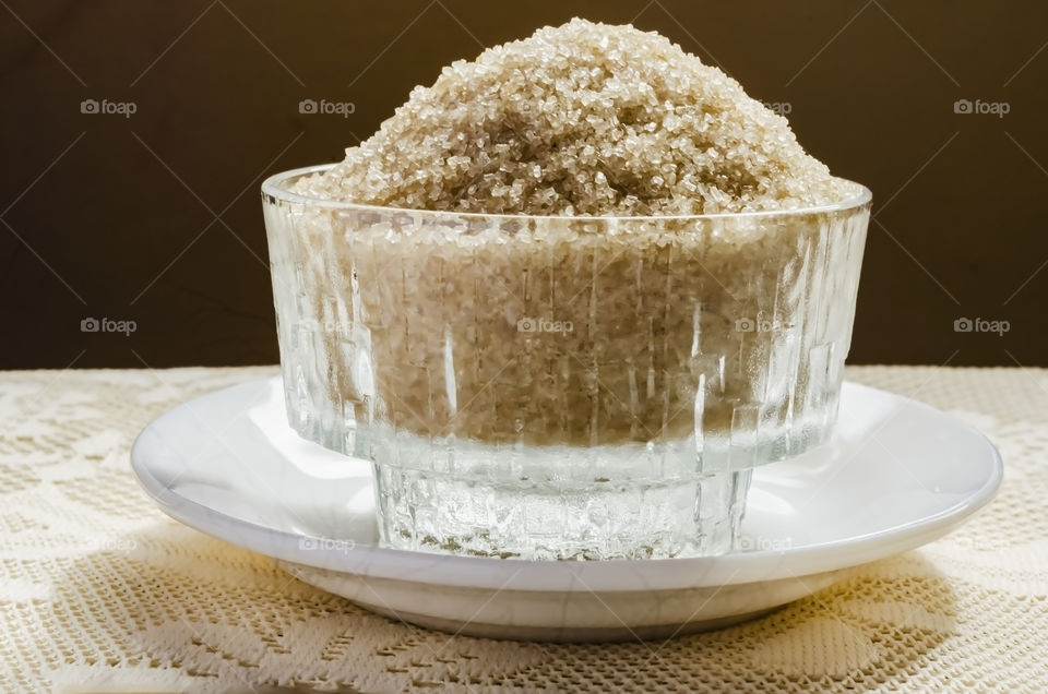 Dish Filled With Sugar