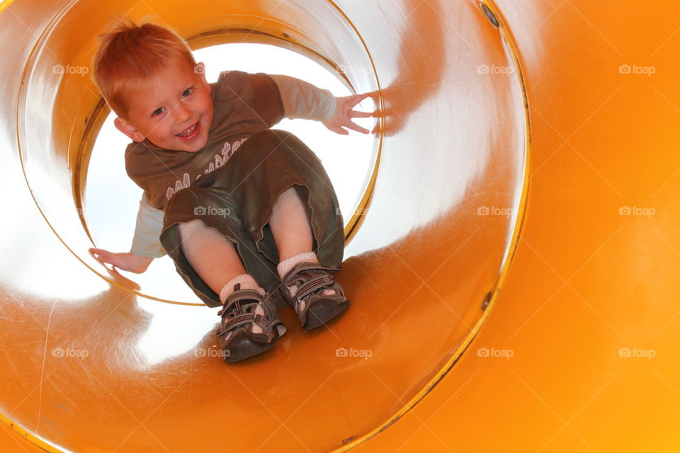 fun on the slide