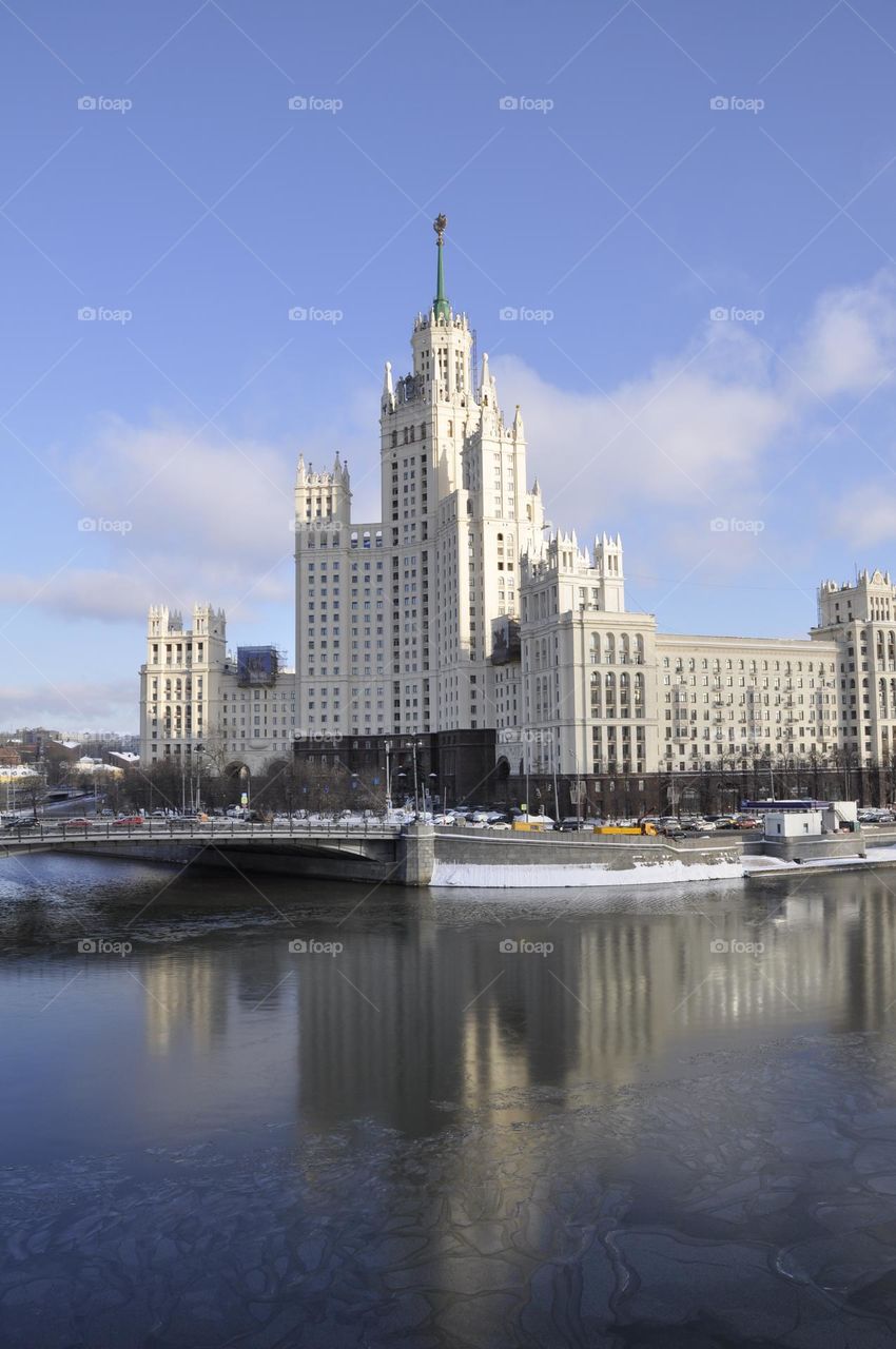 Skyscraper on the embankment