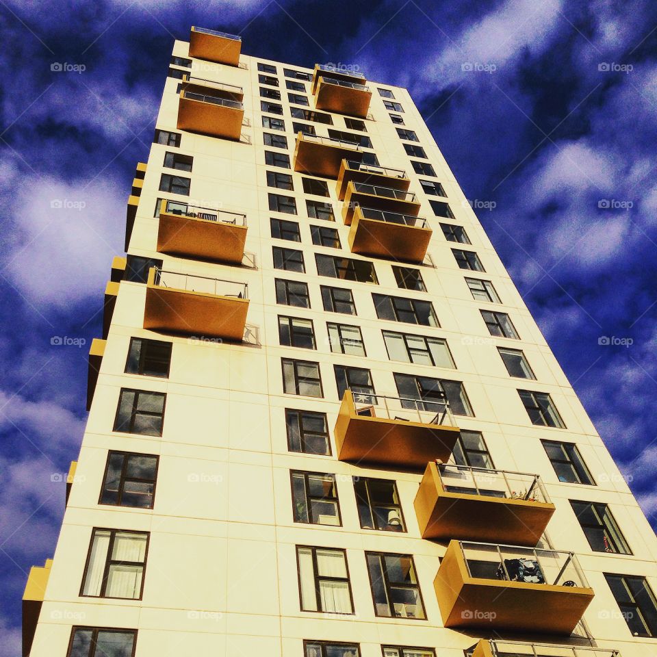 House. Sunday walk in Copenhagen 