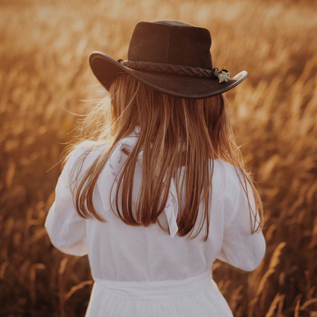 Sunset cowgirl
