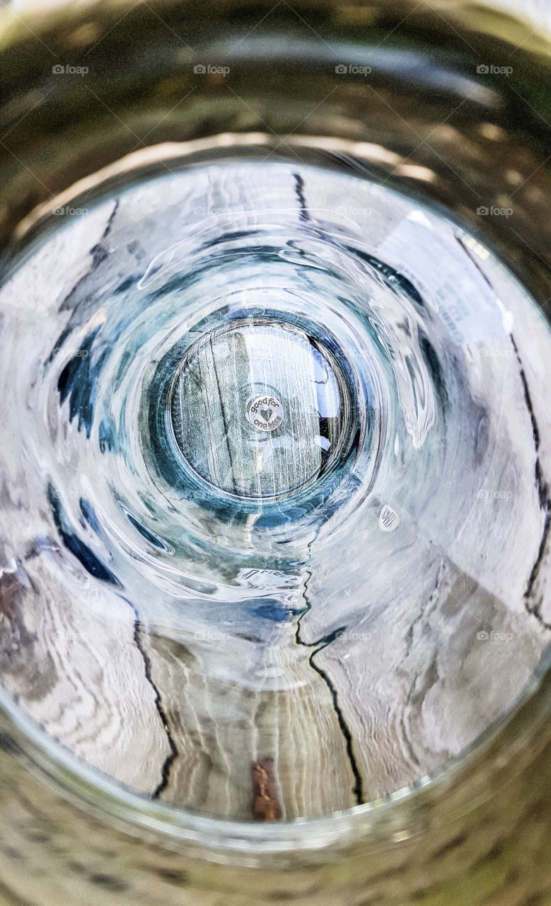 token in jar. token of affection in deep glass jar