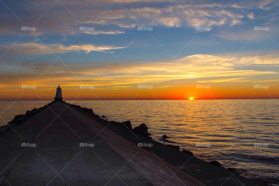 Michigan sunset