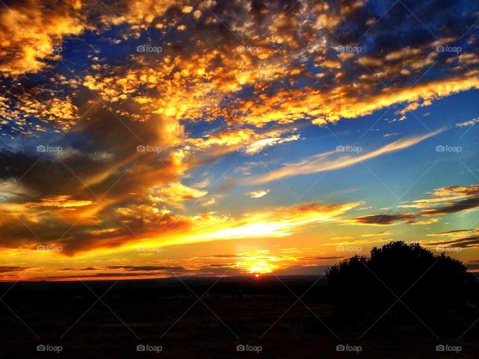 Sunset in the high desert