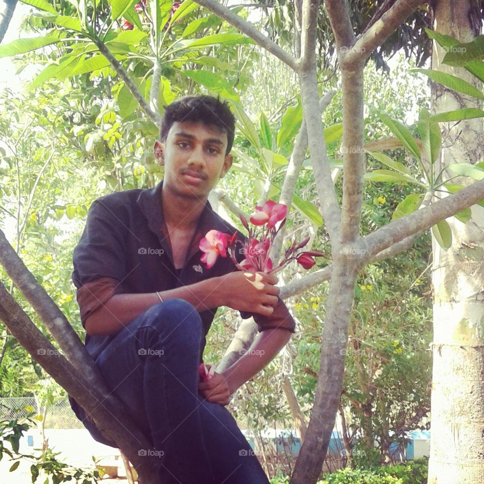 Me with Flowers