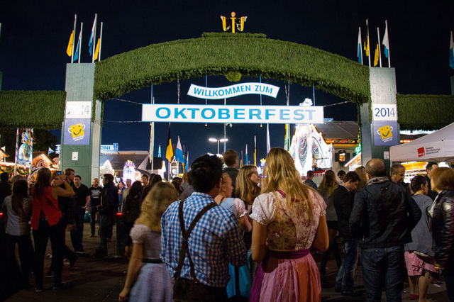 Oktoberfest entrance 