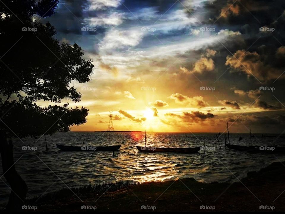 Beautiful editing choice evening