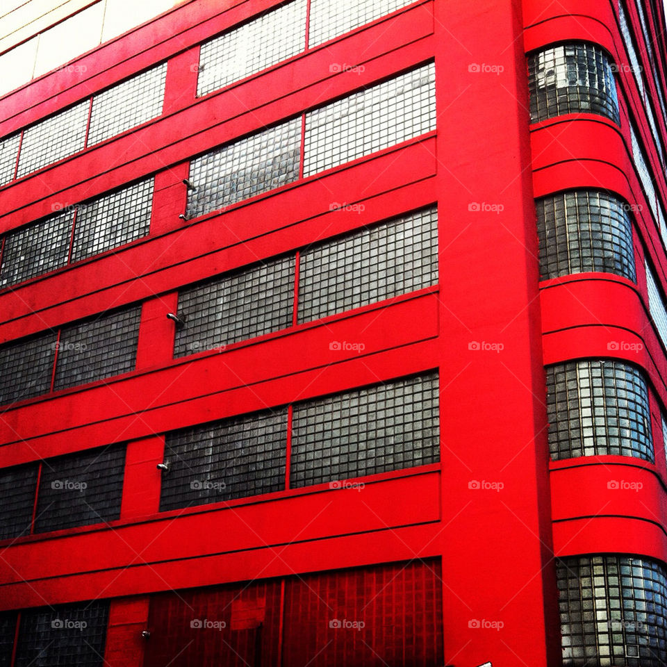 red glass windows building by studiobk