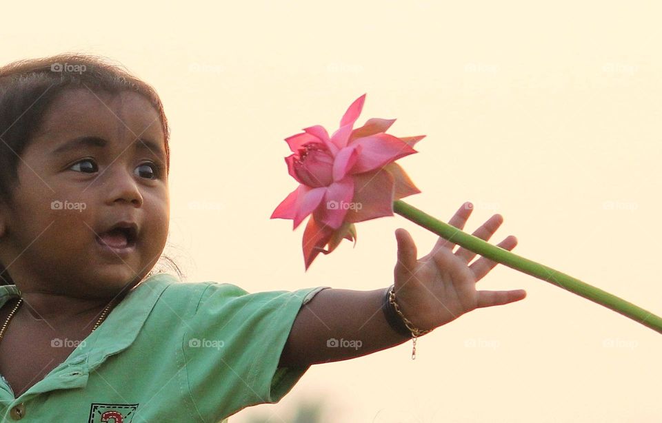Sometimes the beauty of the world lies in the hands of children