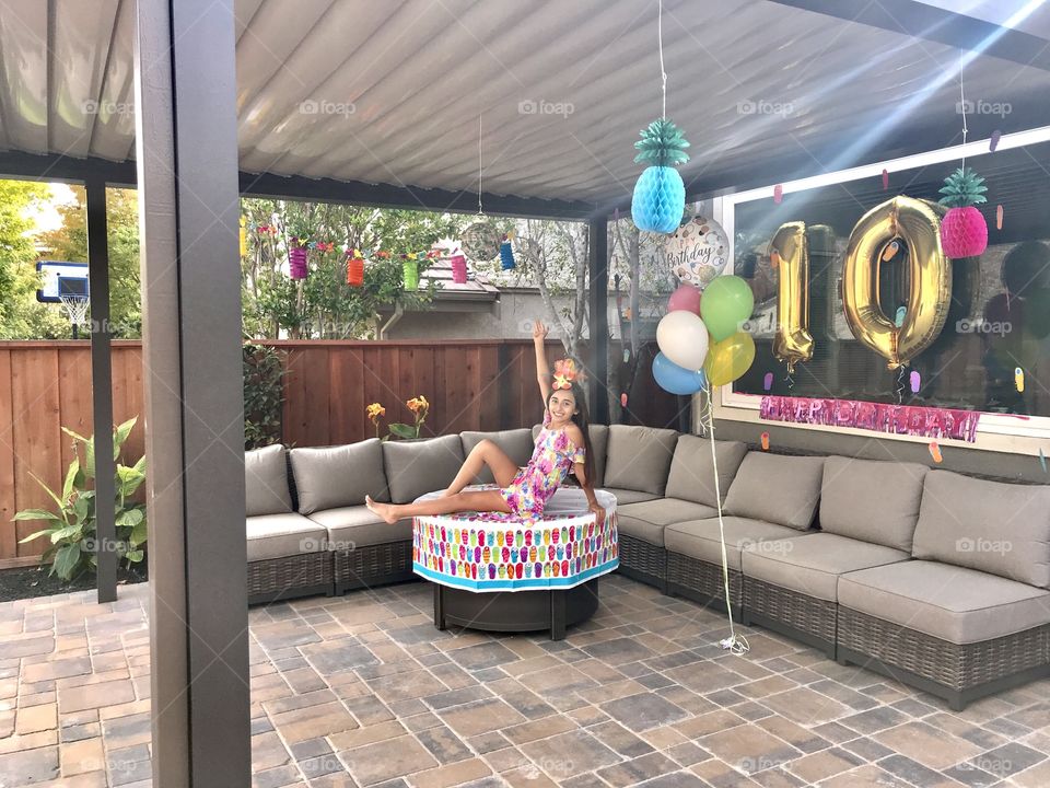 Ashley before her 10th Birthday party. Happy 10th Birthday Ashley!!!