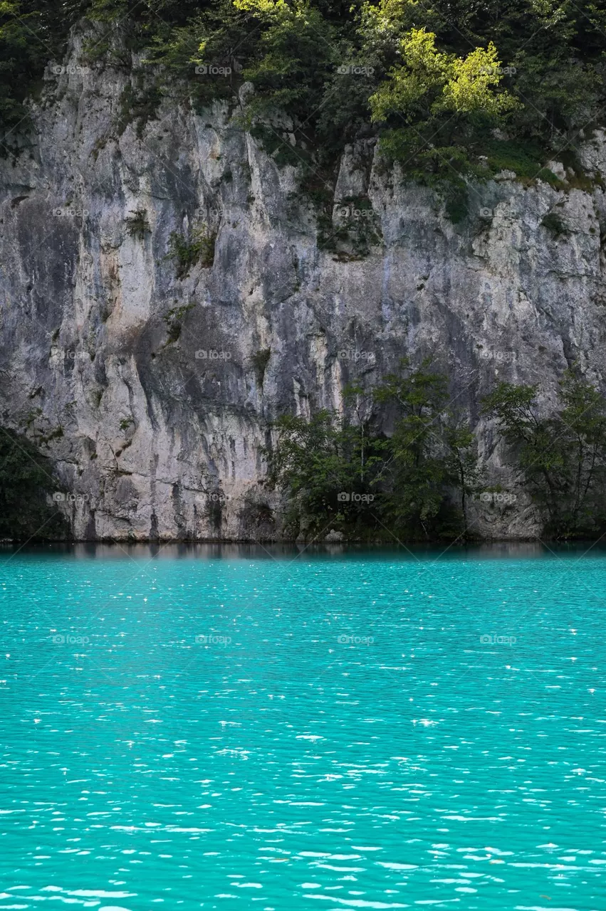 Rock and water