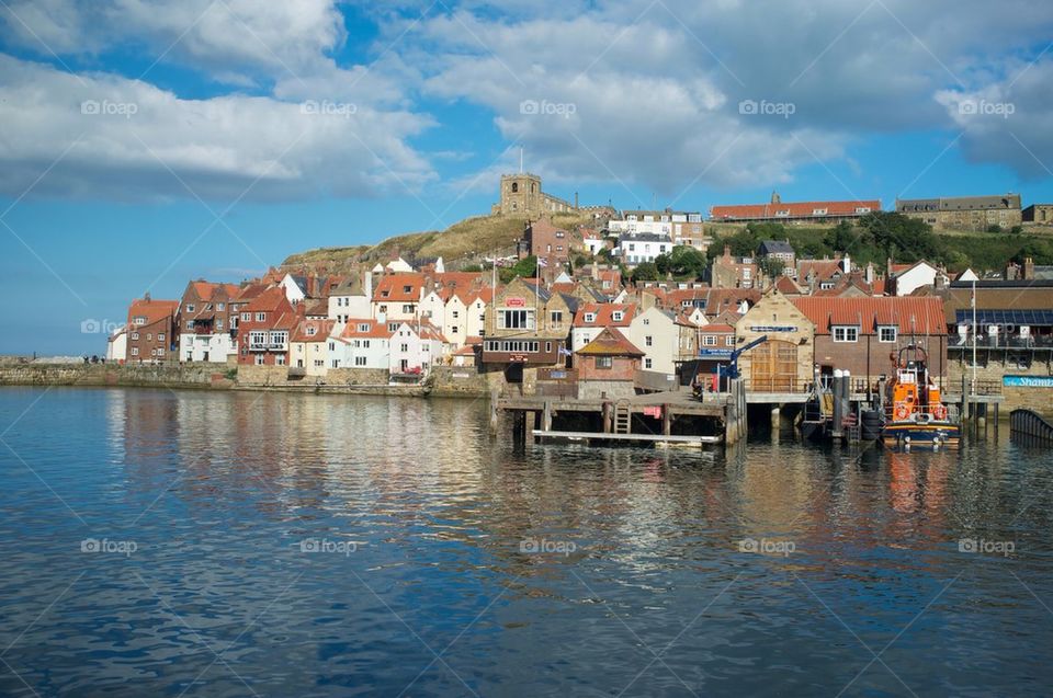 The seaside town of Whitby, North Yorkshire, England.