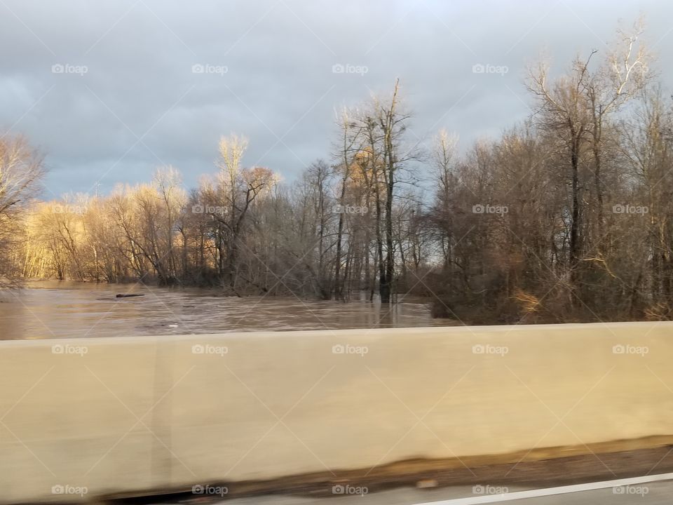 High flood waters in Western Kentucky