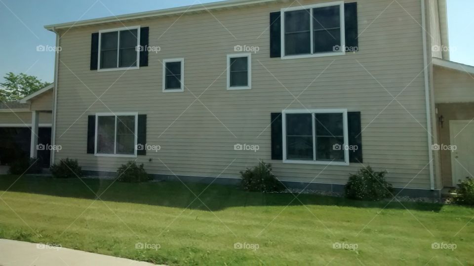 Home, House, Architecture, Family, Lawn