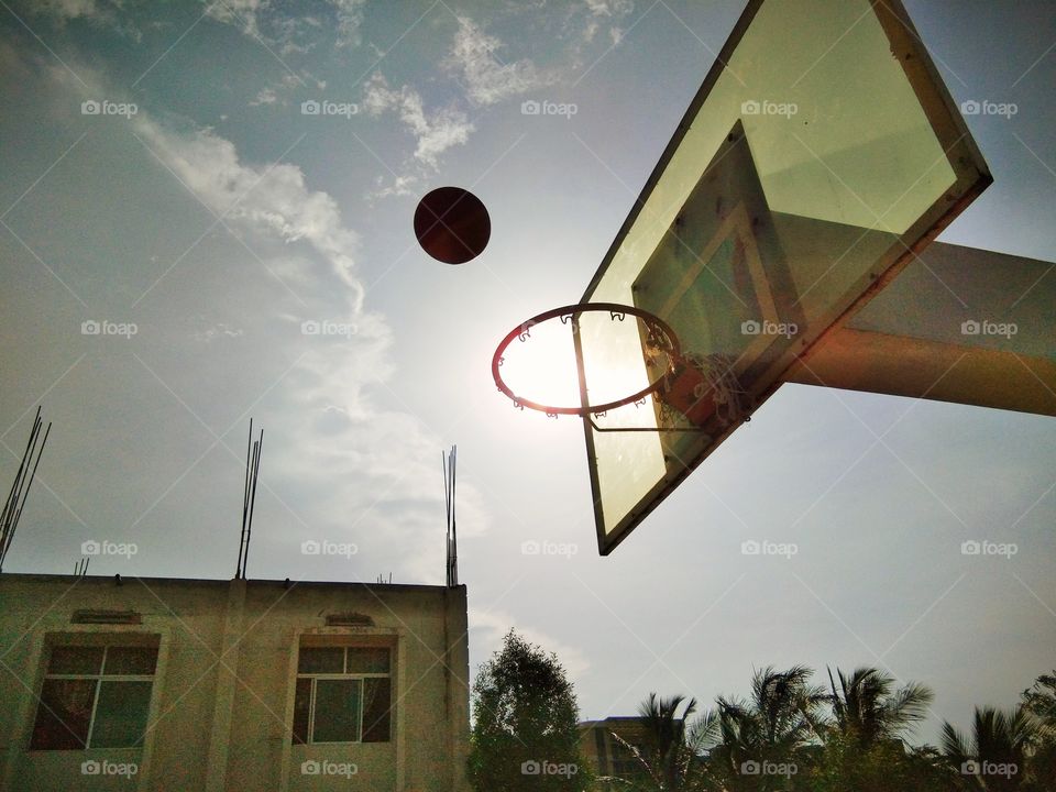 this is my first goal in basketball game