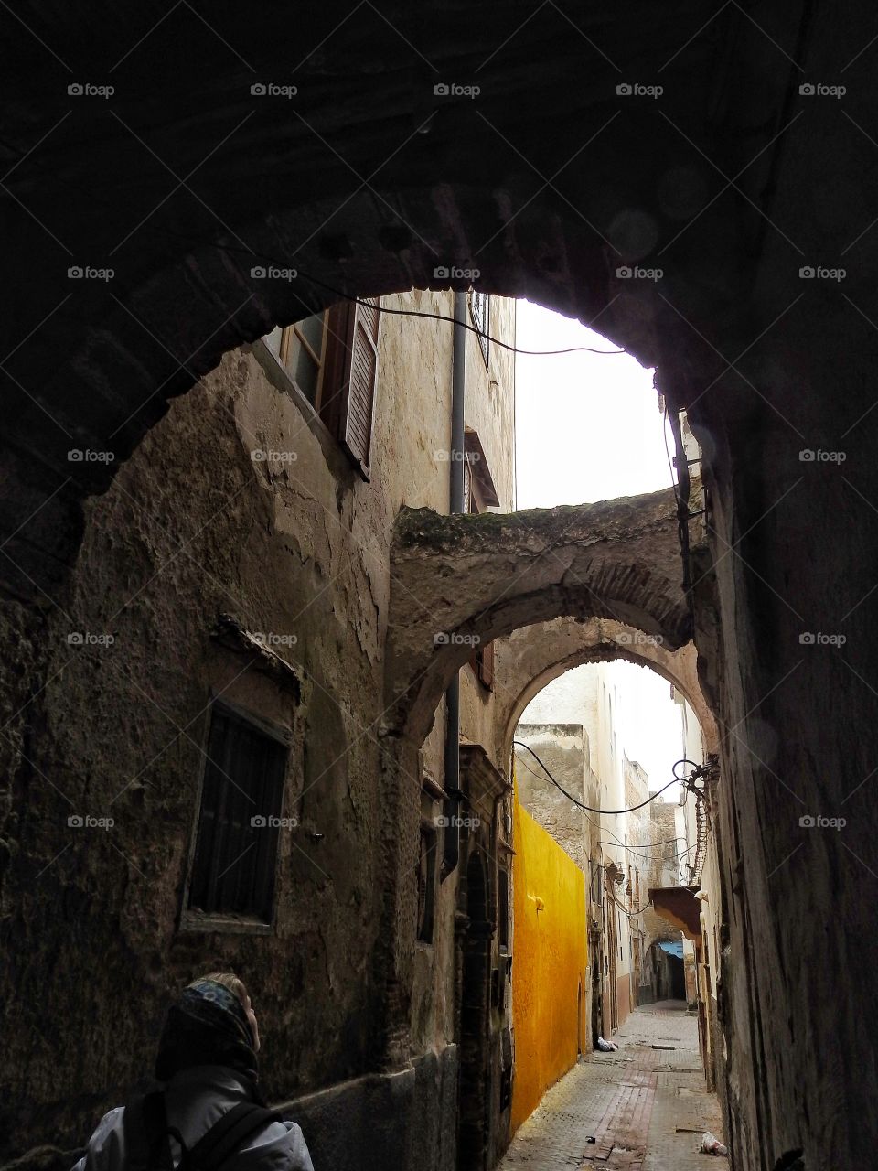 Walking the narrow streets in the Medina