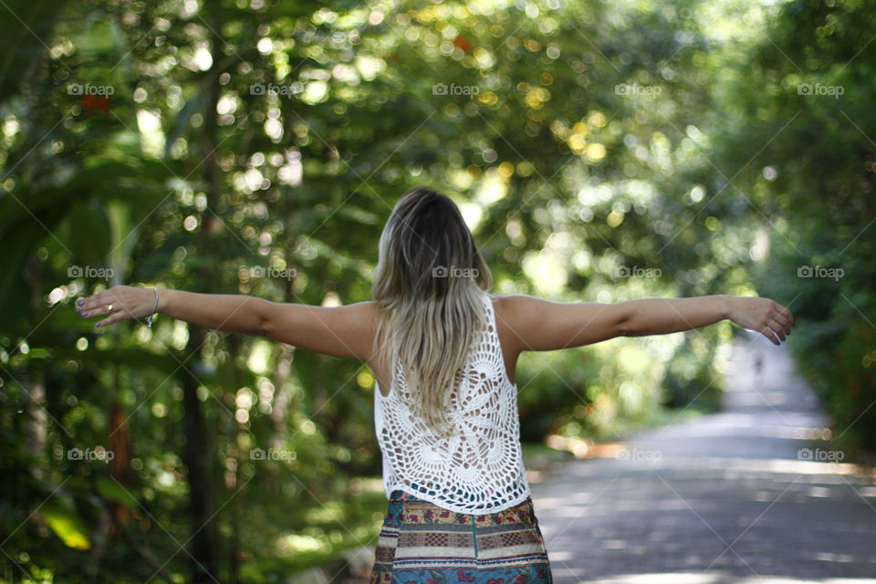 girl in nature