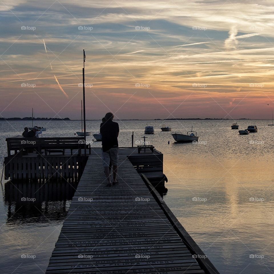 Walking the jetty