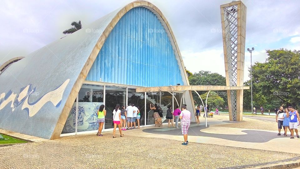 Church made by architect Niemeyer  Oscar