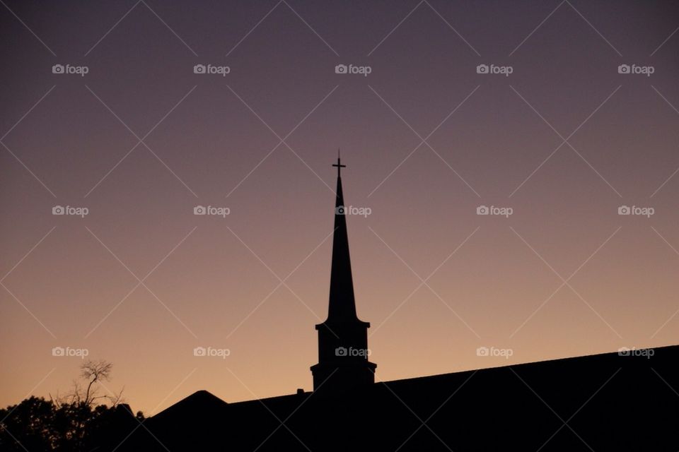 Church silhouette 