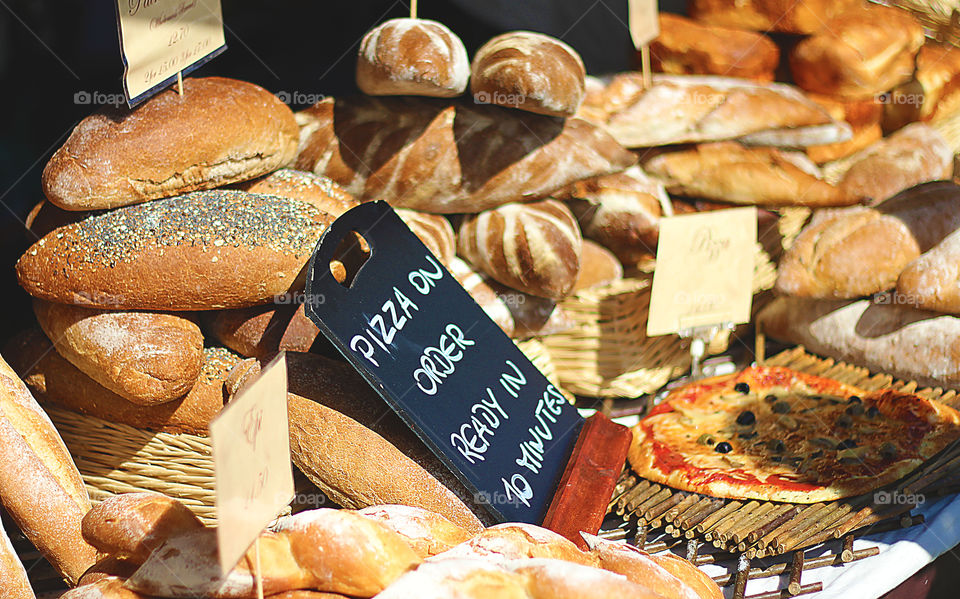 Bread Selection. Fresh bread selection on offer