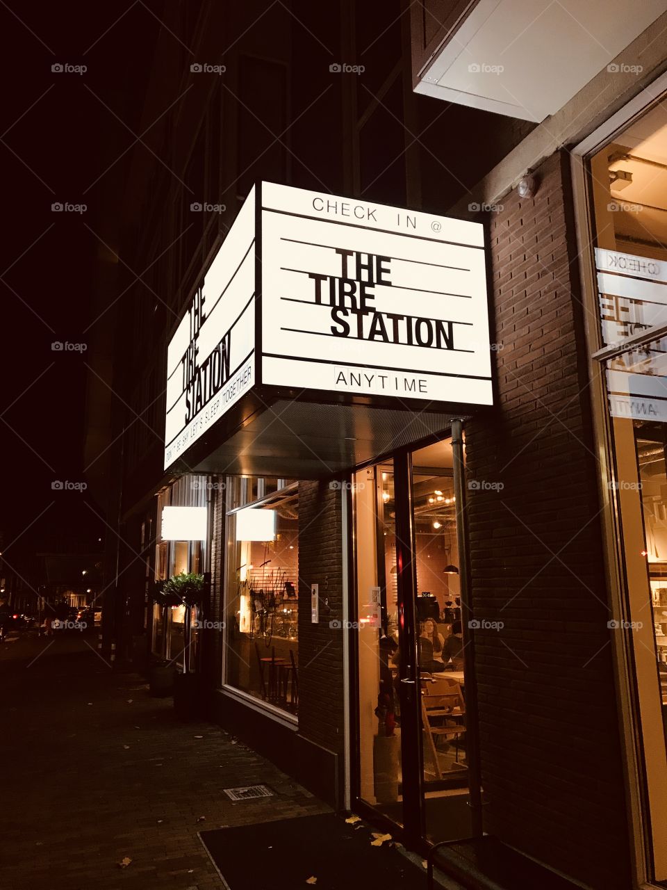 The tire station in Amsterdam 
