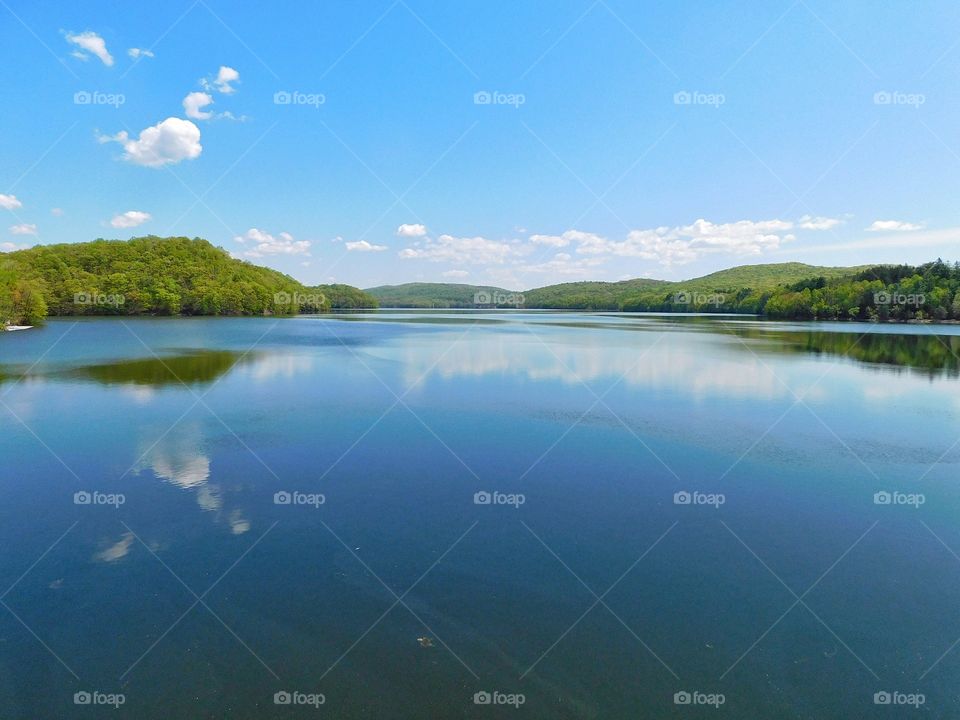 New Croton Reservoir in Cortlandt, New York 