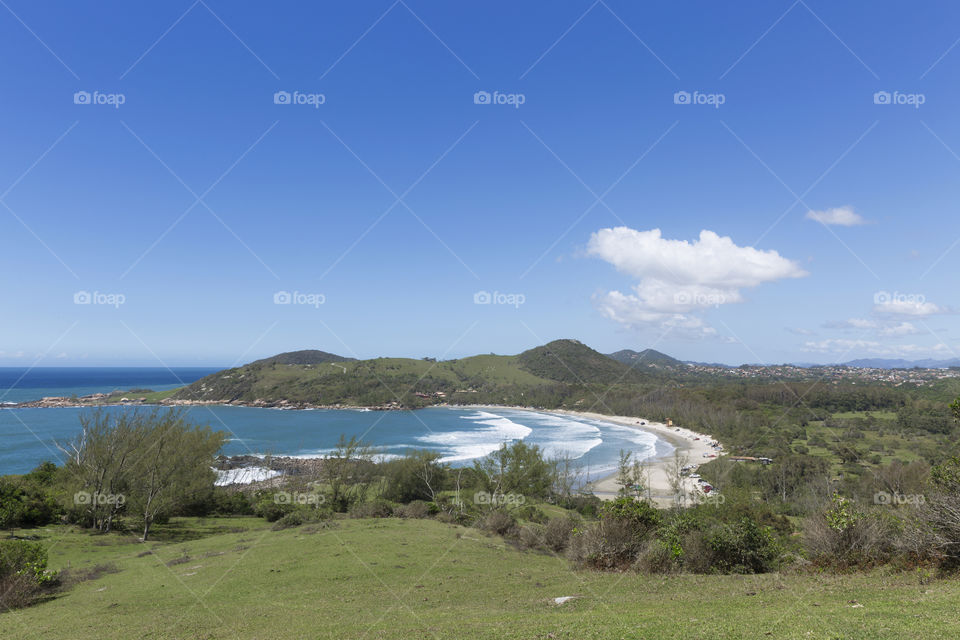 Ouvidor Beach in Santa Catarina Brazil.