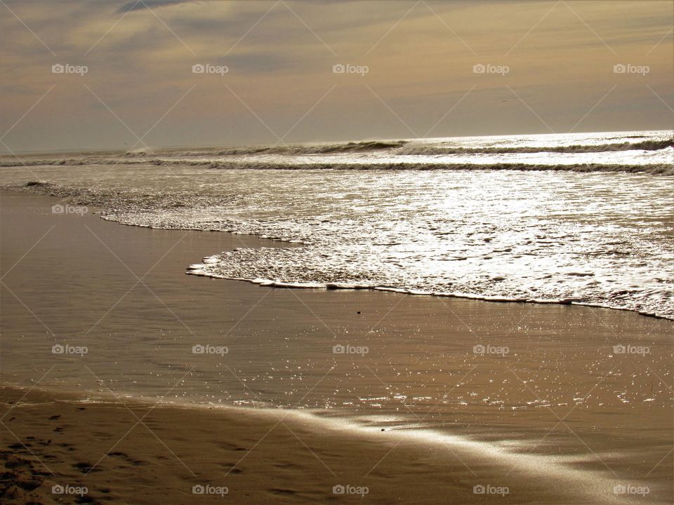 On the beach