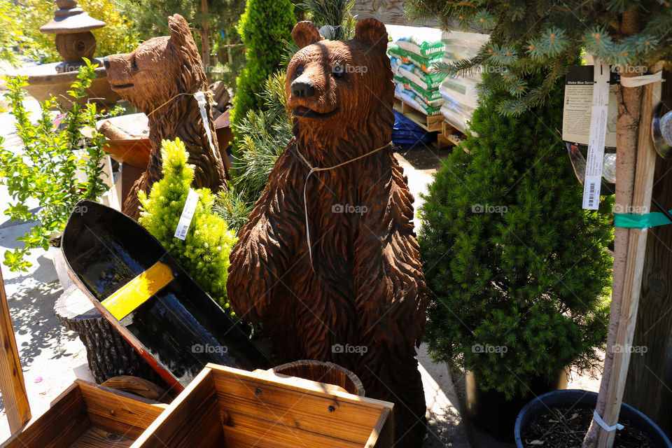 Wooden bears