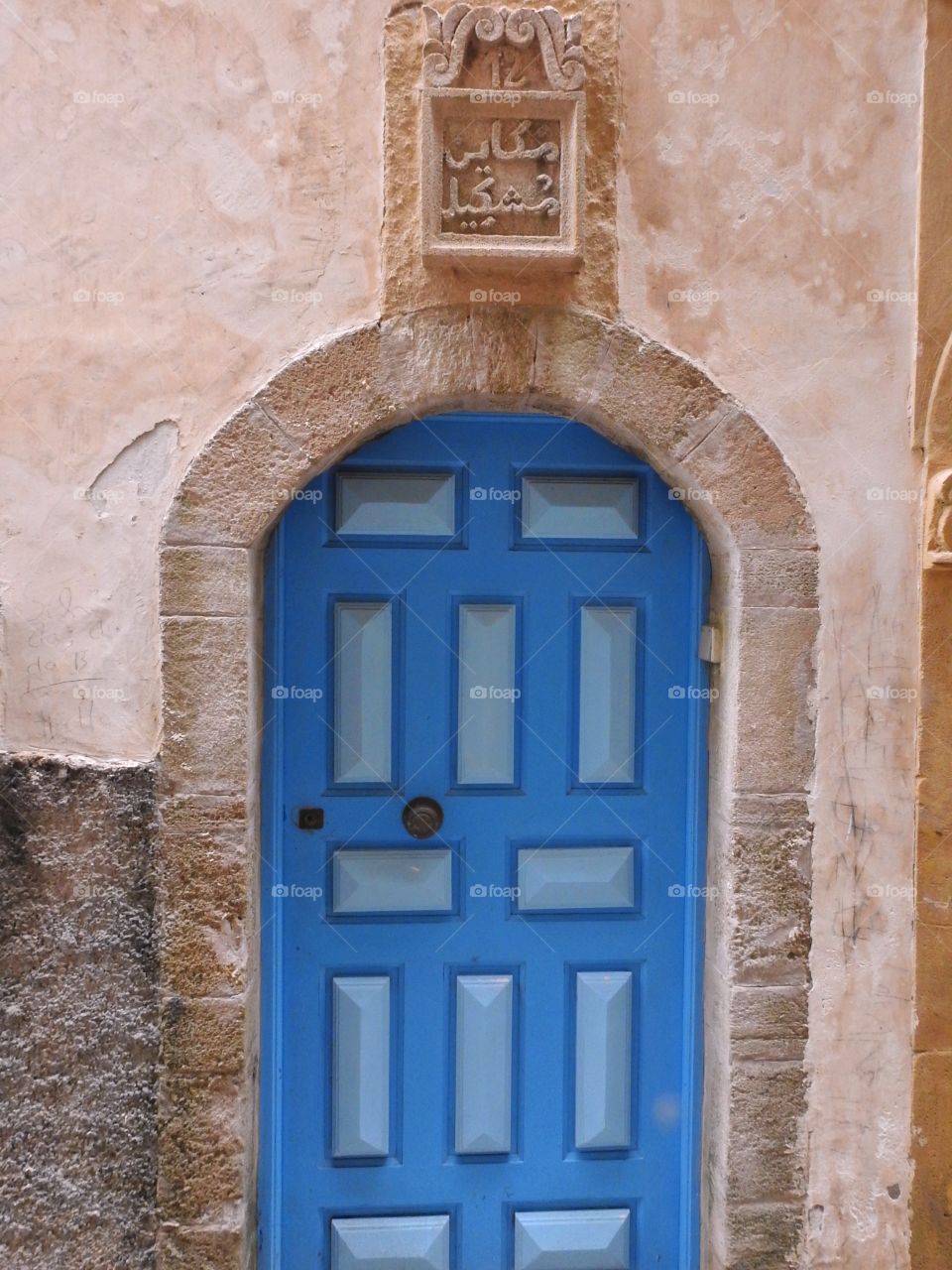 Blue door