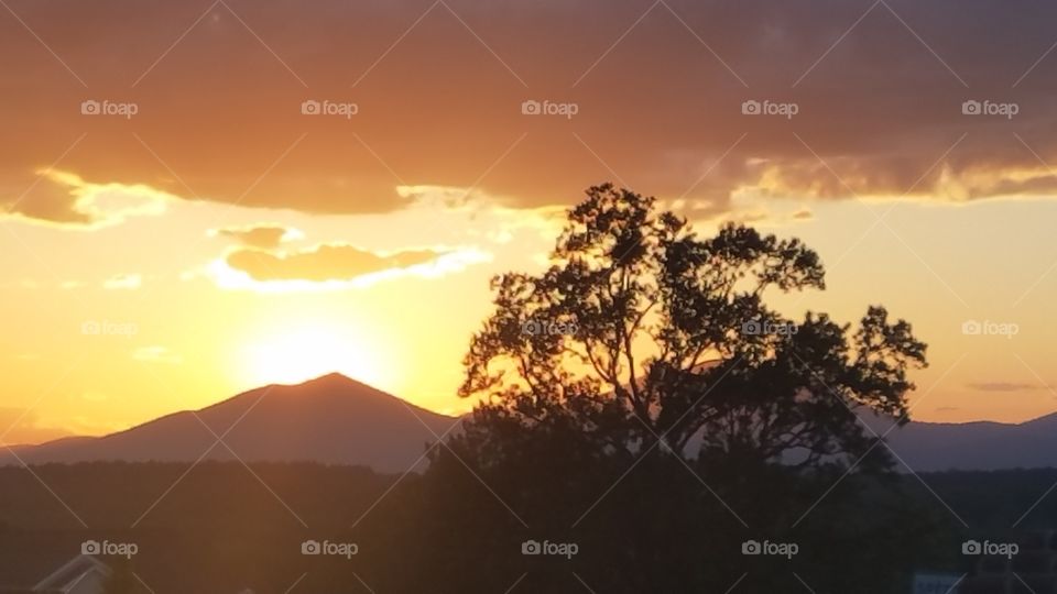 dusk mountain