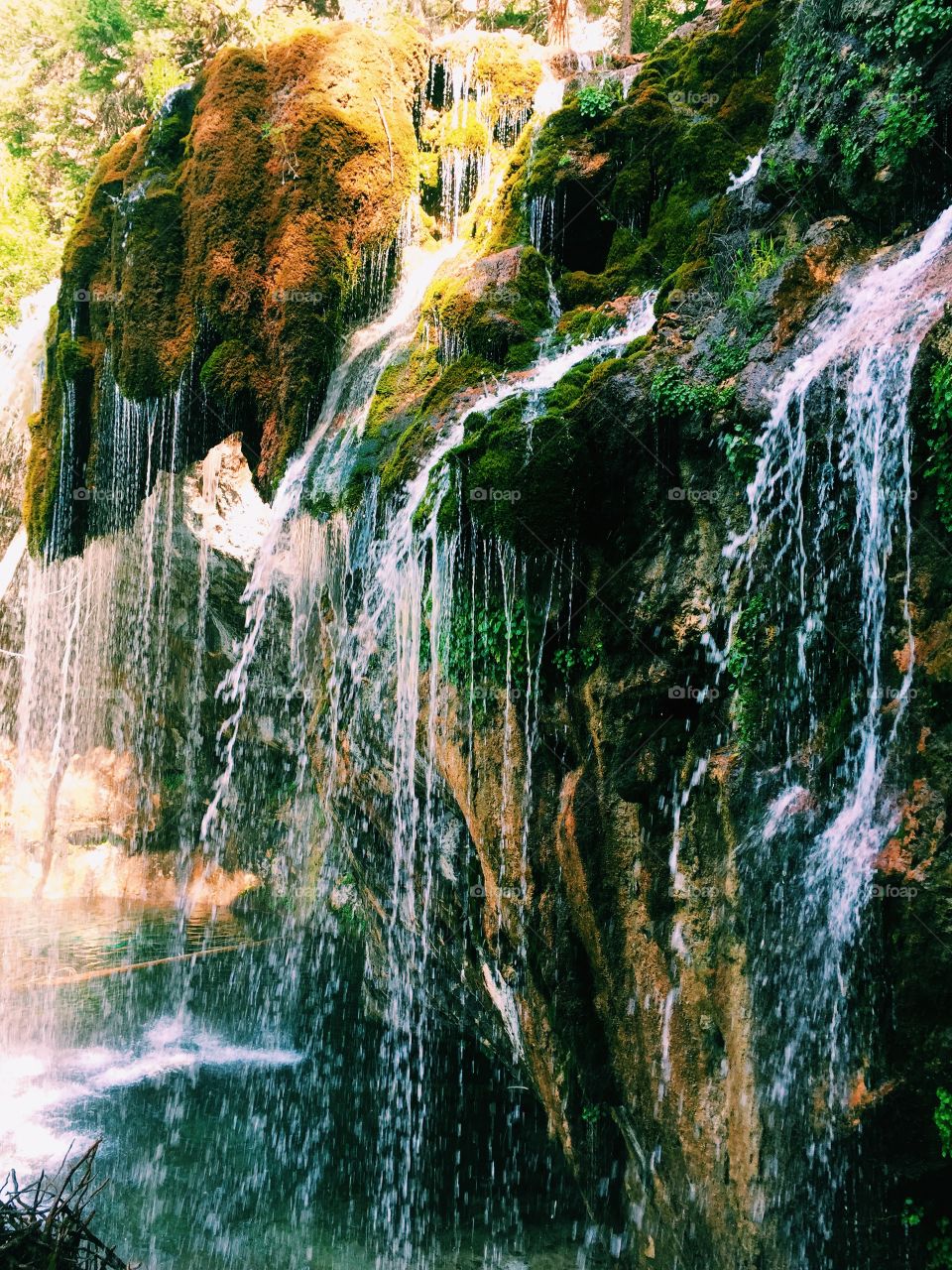 View of hanging lake