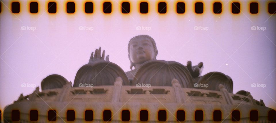 Big Buddha Hong Kong 35mm film on Sprocket Rocket 
