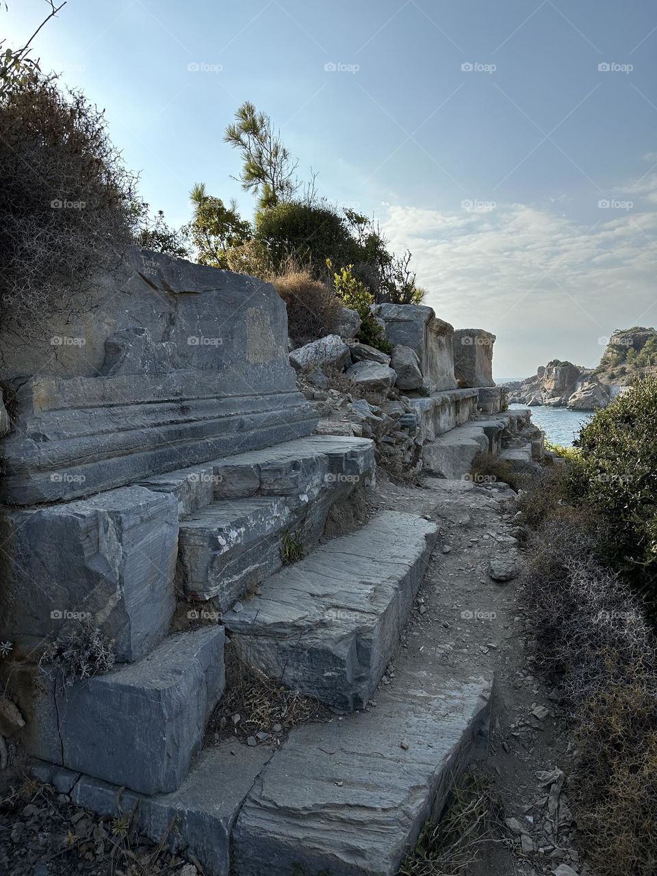 Остатки Византийской крепости. Газипаша, Турция. Byzantine architecture. Turkey, Gazipasha.