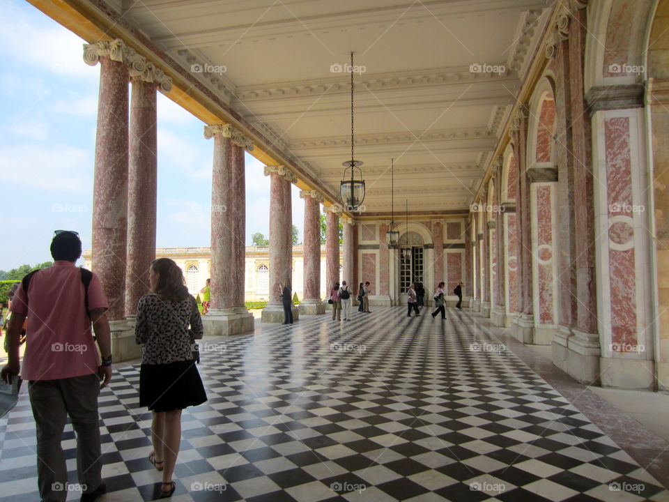 People, Architecture, Travel, Column, Daylight