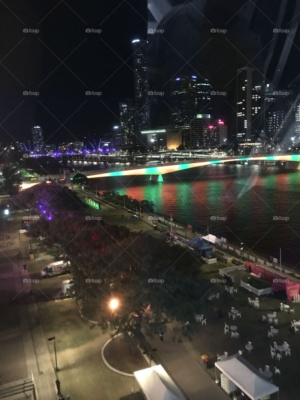 Feeling on top of the world! The Wheel of Brisbane once the vertigo has settled the experience is breathtaking. 