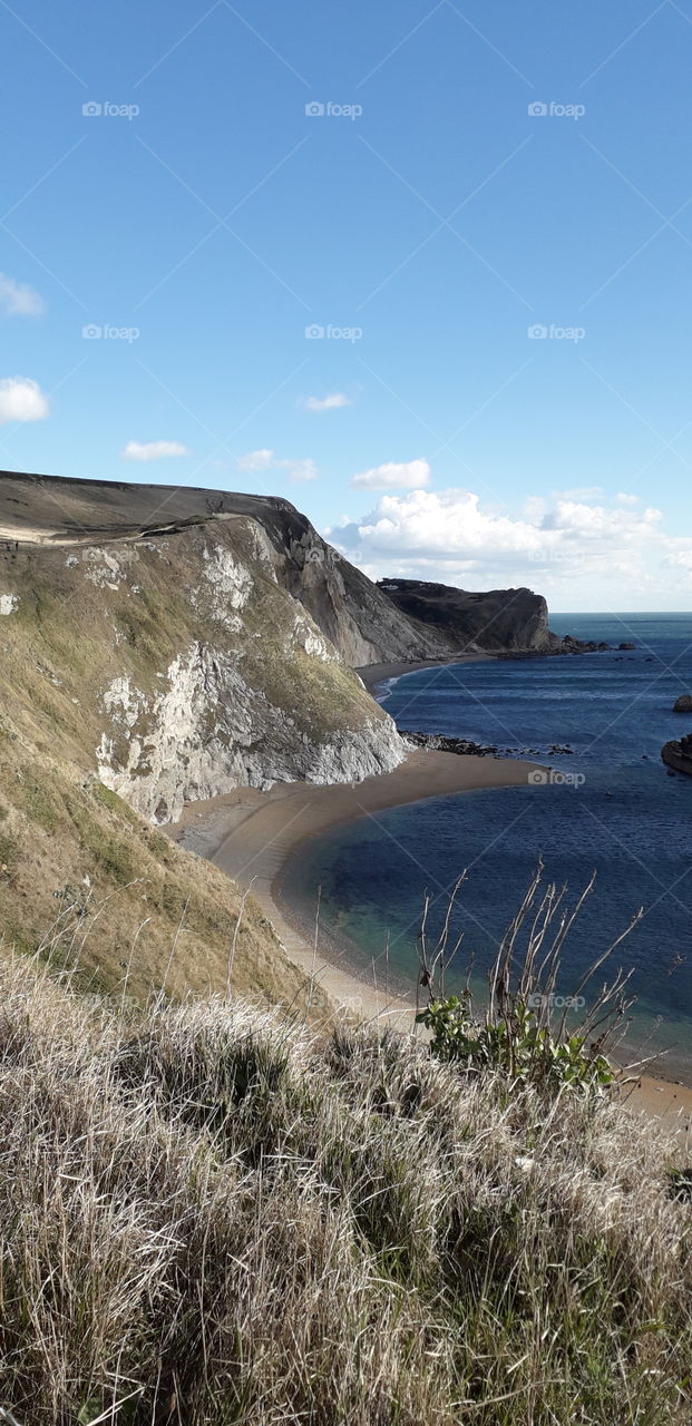 Dorset Hike to Durdle Door, with views of the sea and cliffs