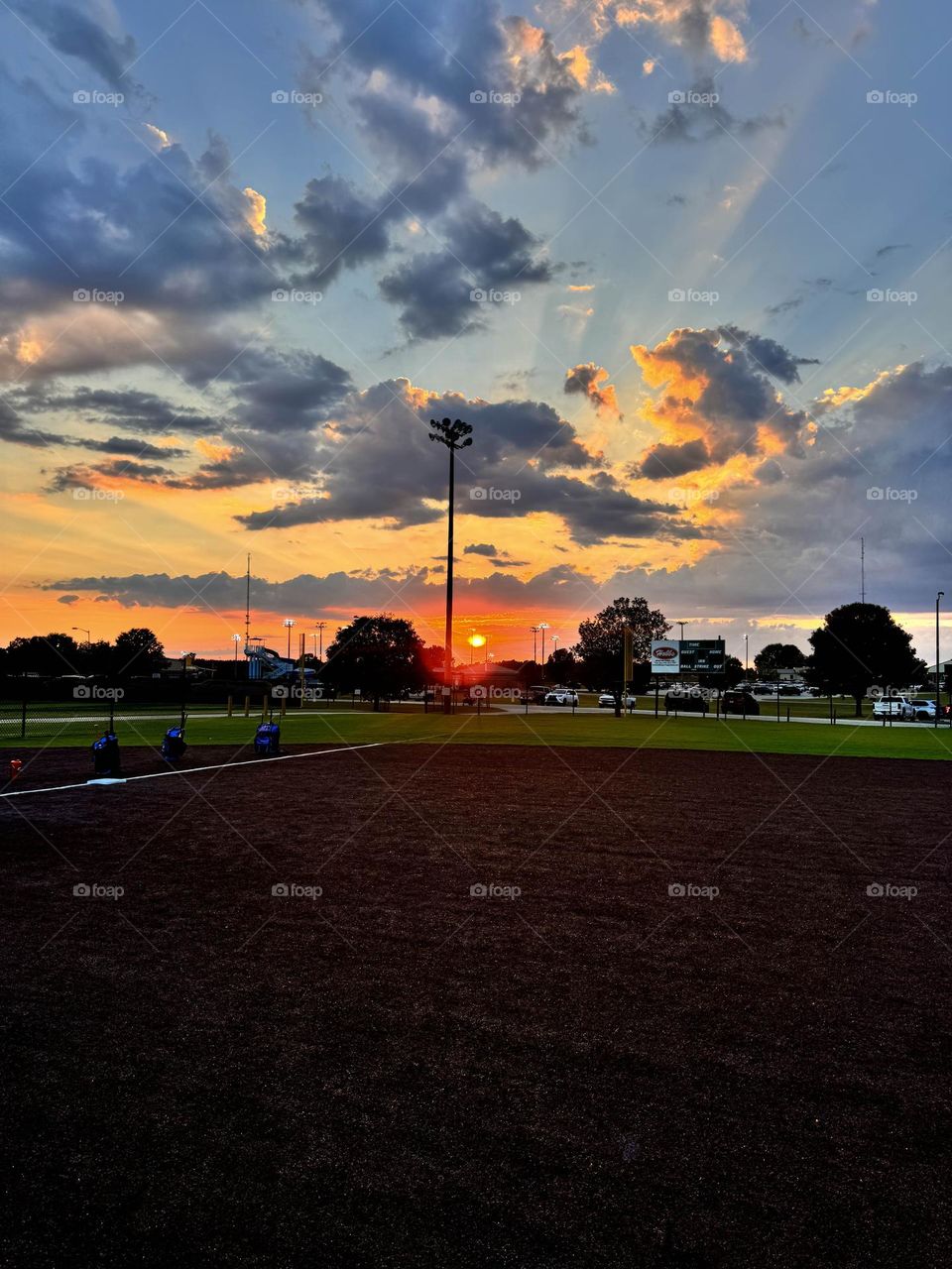 Sunrise for baseball 