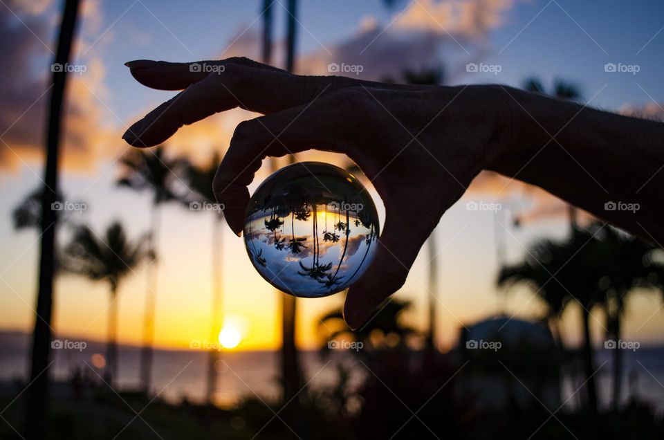 Sunset in Maui, Hawaii