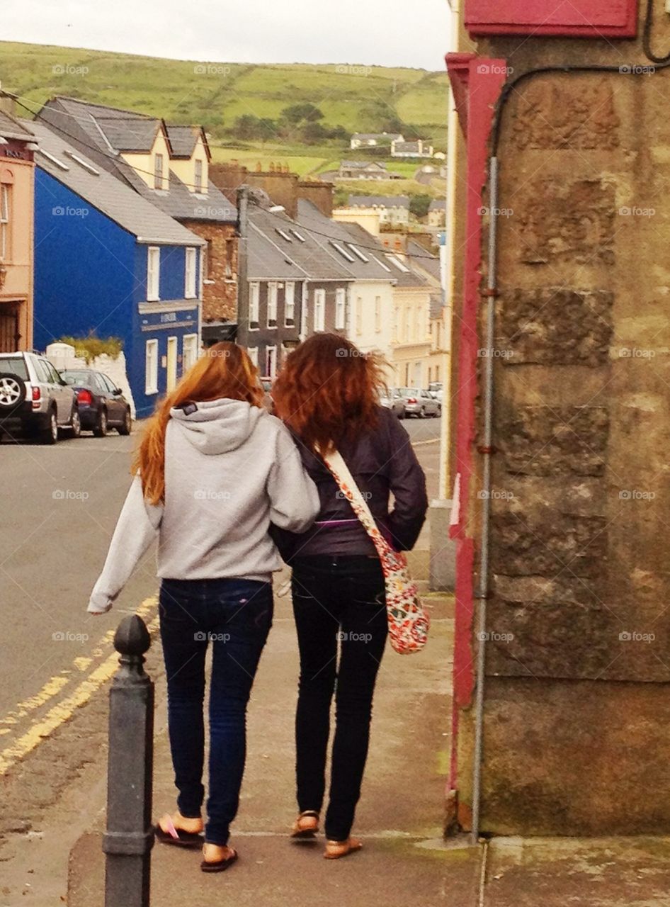 Girls Walking