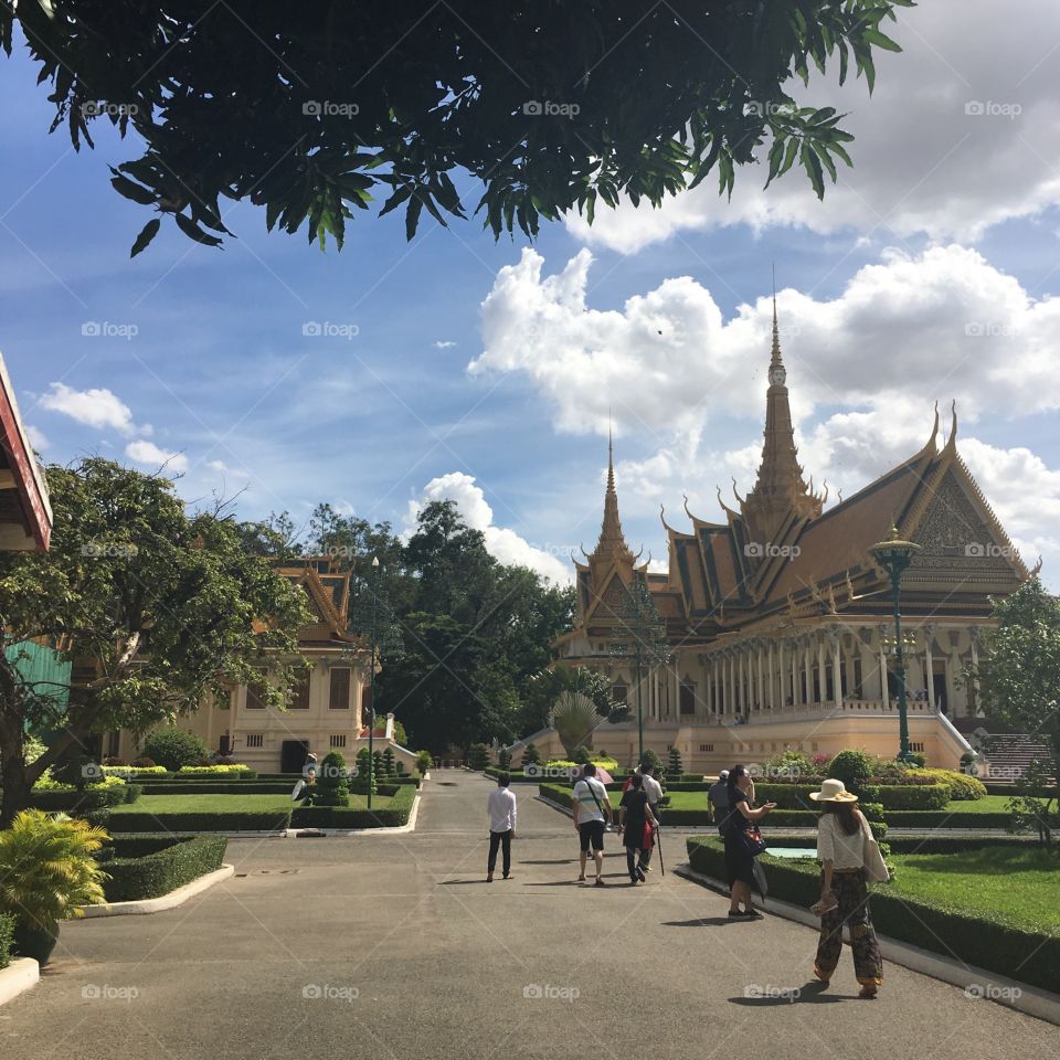 Royal palace of Phnom Penh, Cambodia