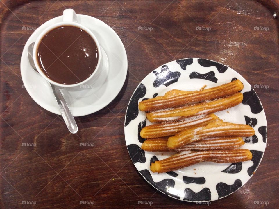 Chocolate and churros