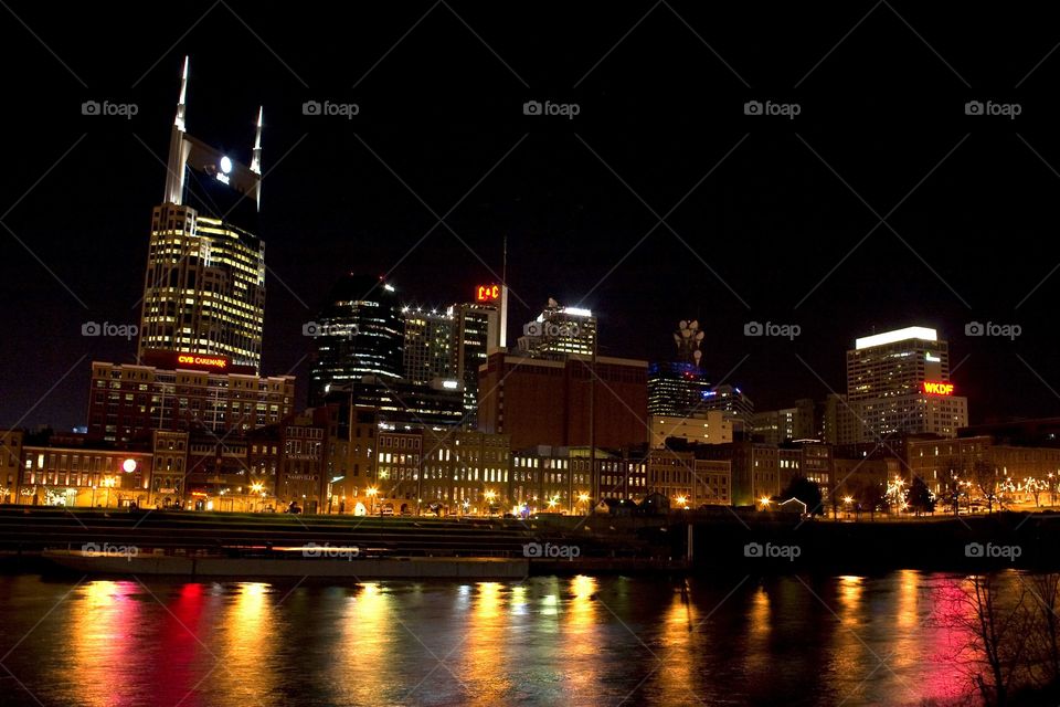 Nashville at night