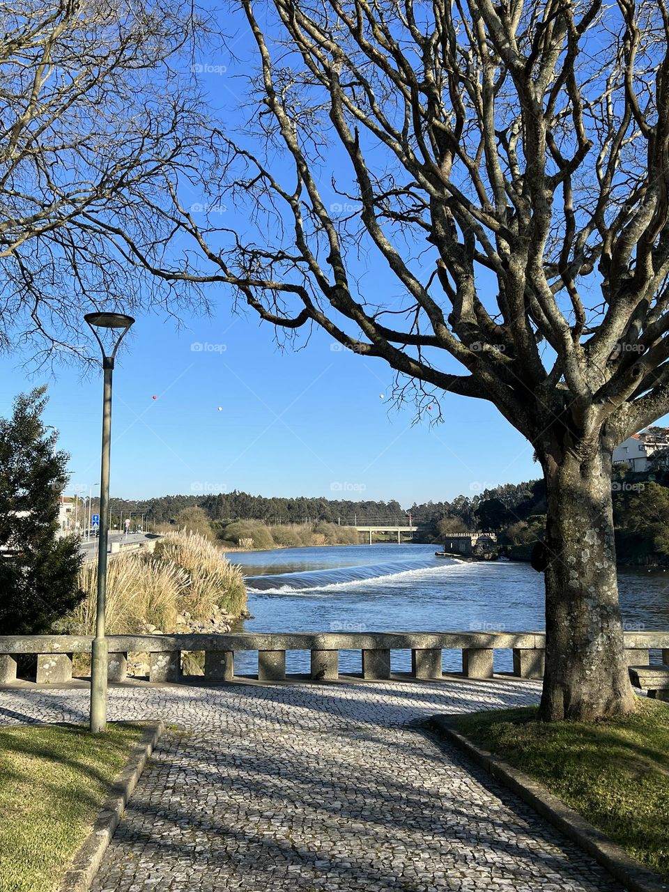River in Vila do Conde, Portugal 