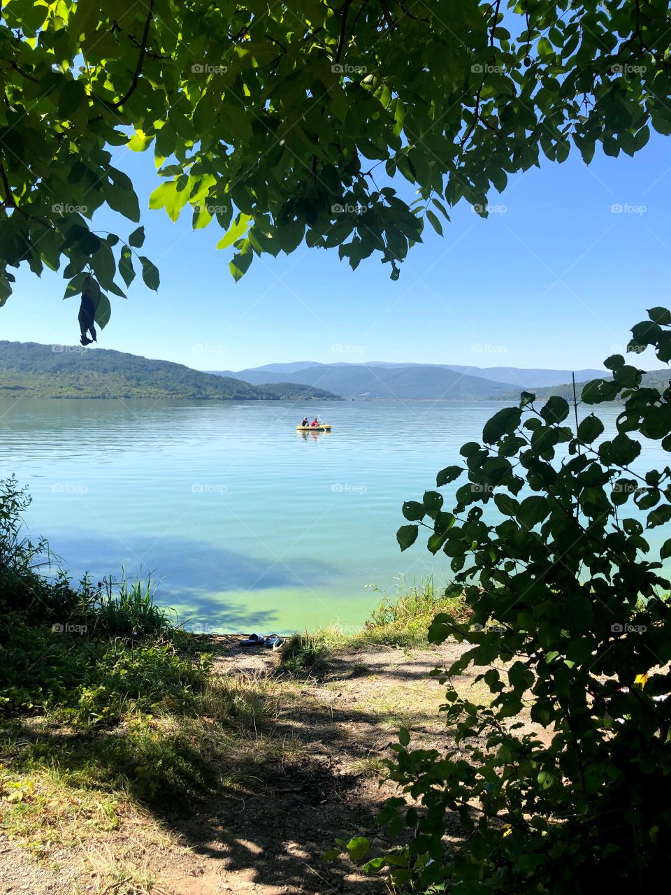 Camping at the lake