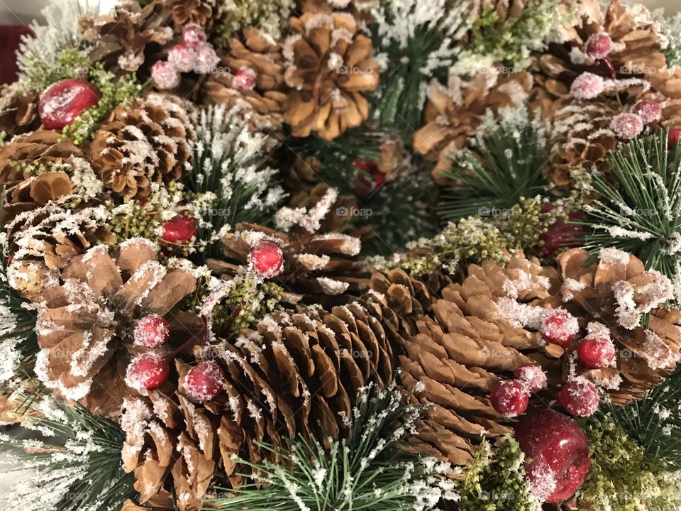 Christmas decoration background.